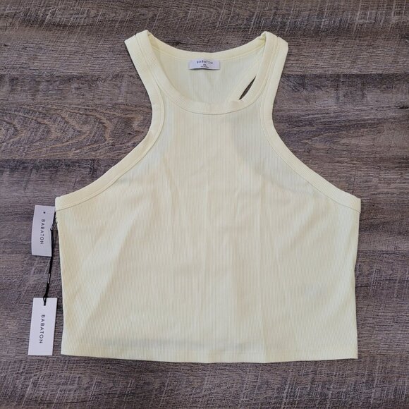 NWT BABATON | Aritzia Senna Contour Rib Racerback Tank Top | Sz. 2XL - Picture 2 of 6
